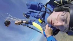 Skydiver survives seizure during jump (Video)