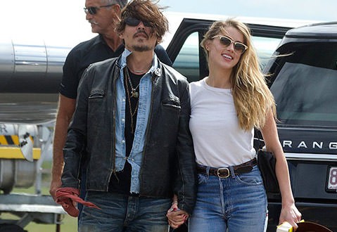 Johnny Depp, Amber Heard pictured holding hands in Brisbane (Video)