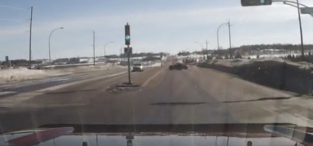 Porsche driver in PEI spins out of control (Video)