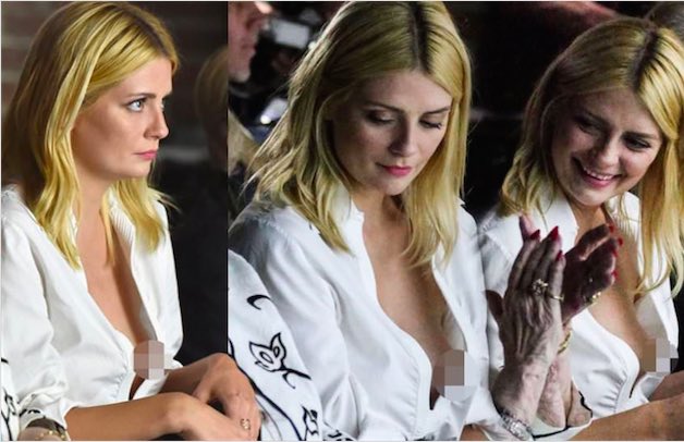 Mischa Barton Wardrobe Malfunction - Photo : Actress suffers embarrassing n...