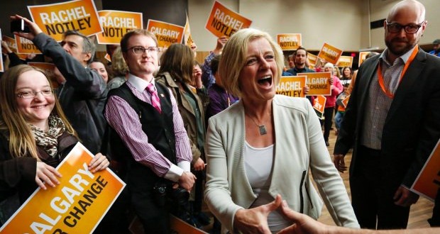 Alberta election: Rachel Notley’s NDP Win Stuns Party Faithful