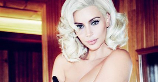 Kim Vogue Brazil Photo : Reality star Rocks Platinum Blonde Locks For 'Vogue Brazil' Shoot