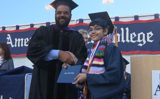 Tanishq Abraham : 11-Year-Old Boy Graduates from American River College