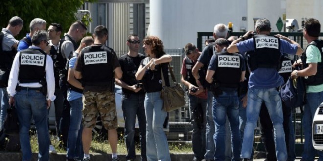 France terror attack Man found beheaded and Islamist flag raised above factory in France