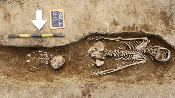 Medieval Oxford Nunnery : First images of 'sex-crazed' nuns' skeletons dug up near football ground