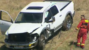 One Man dead after vehicle leaves road, enters water