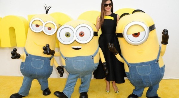 Sandra Bullock Actress Looking Sleek at ‘Minions’ Premiere