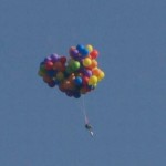 Balloon Man arrested after Up impression left him floating high in the sky on a garden chair