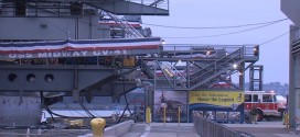 Fire on USS Midway : Firefighters knock down blaze on board USS Midway Museum