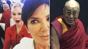 Griffith and Kris Take A Selfie With The Dalai Lama (Photo)