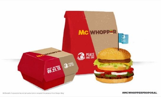Burger King offers McDonald's one day "McWhopper" peace deal (Video)