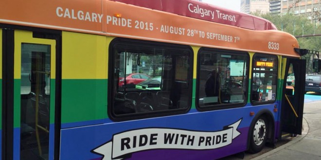 Calgary Transit launches Rainbow Pride Bus (Video)