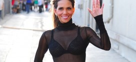 Halle Berry Flashes Bra in Sexy, Sheer Top at 49 (Photo)
