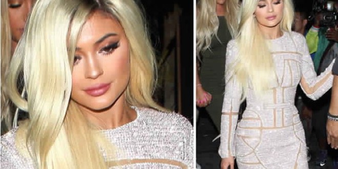Kylie Jenner : Reality star goes blonde for 18th birthday party