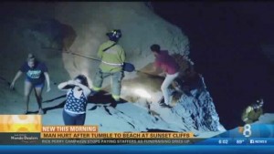 Man falls 80 feet at Sunset Cliffs, Report