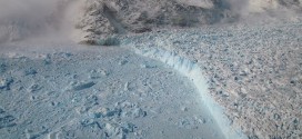 Massive glacier calf can be seen from space (Photo)