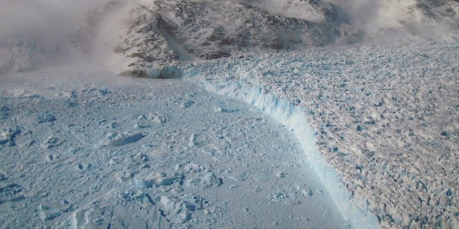 Massive glacier calf can be seen from space (Photo)