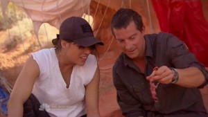 Michelle Rodriguez Eats a Mouse and Drinks Pee on "Running Wild With Bear Grylls" (Video)