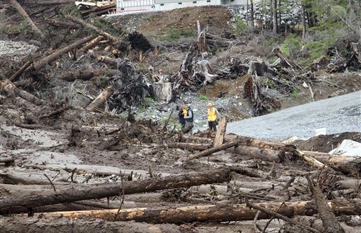 Sitka landslide : Rescue dogs help recover the remains of one missing person