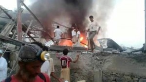 Yemen air strike kills 36 in Hajjah province, officials say