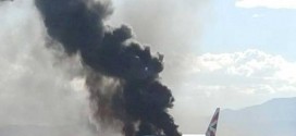 British Airways Plane Fire : Flight Catches Alight At Las Vegas Airport Seconds Before Take Off (Video)