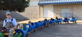 Eugene Bostick: Man rescues stray pups, takes them on dog train