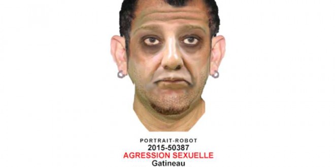 Gatineau Police search for sexual assault suspect (Photo)