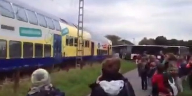 German bus driver saves 60 Kids from train crash ‘Video’