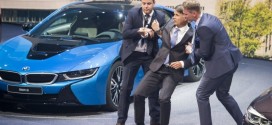 Harald Krueger BMW CEO collapses during presentation at auto show (Video)