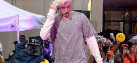 Justin Bieber shows off shocking platinum blonde hairstyle during 'Today Show 'appearance