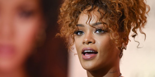 Rihanna slammed by anti-fur protesters at perfume launch in New York ‘Video’