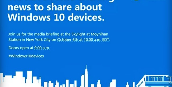 'Surface Pro 4' to be Unveiled at Microsoft's October 6th Event in New York