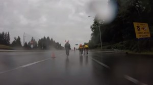 Wind and rain doesn’t dampen spirits of Ride to Conquer Cancer participants (Video)