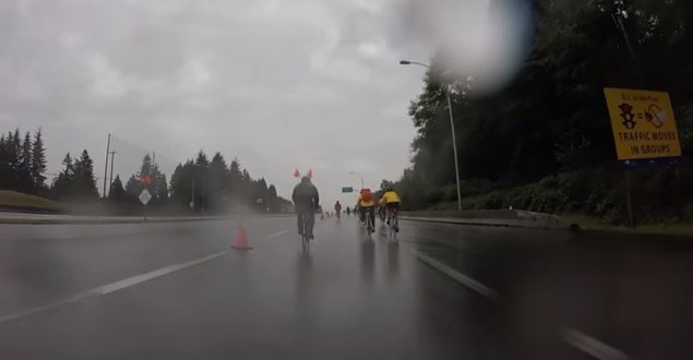 Wind and rain doesn’t dampen spirits of Ride to Conquer Cancer participants (Video)