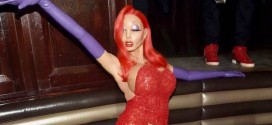 Heidi Klum unrecognisable in Jessica Rabbit Halloween costume (Photo)