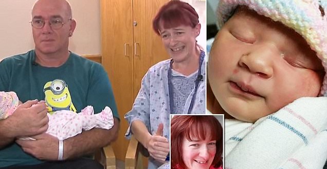 Massachusetts Woman Judy Brown gives birth to her first child 1 hour after learning she was pregnant