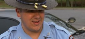 Nathan Bradley: Trooper comforts children after Halloween tragedy