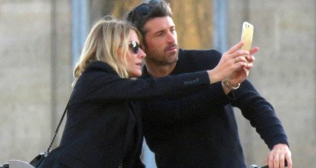 Patrick Dempsey And Estranged Wife Jillian Hold Hands in Paris (Photo)