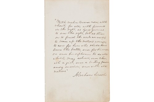 Signed Abraham Lincoln Document Sells for $2.2M at NYC Auction ‘Photo’