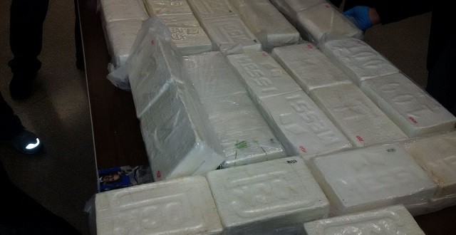 136 Pounds Cocaine Shipment from Boston Seized, Report