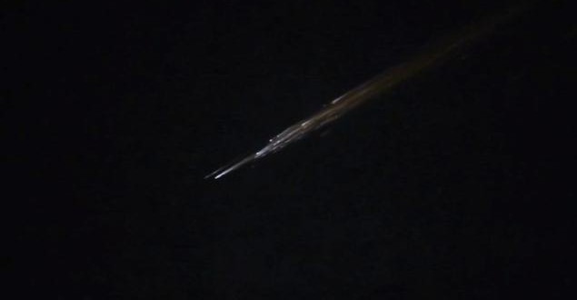 Russian rocket debris produces fireball seen over West Coast of US (Video)