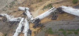Sulphuric acid spills as freight train derails in Queensland, Australia (Video)