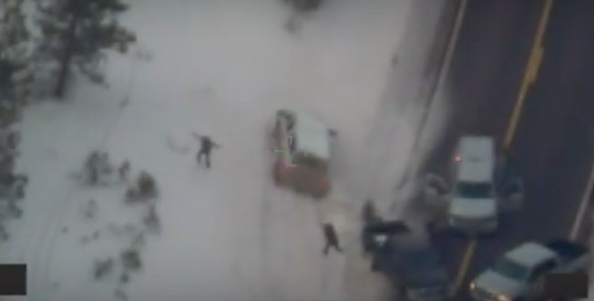 LaVoy Finicum fatal shooting footage released by FBI (Video)