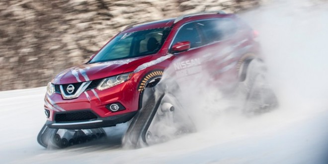Nissan Rogue Warrior gets snow tracks, and it's awesome (Video)