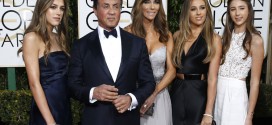 Sylvester Stallone's wife, daughters look phenomenal on Golden Globes red carpet