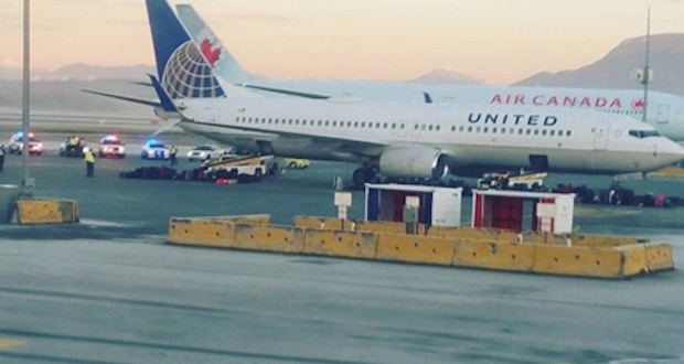 United Airlines flight diverted to Vancouver, suspect in custody
