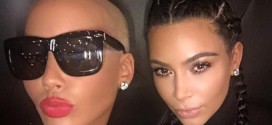 Kim Kardashian and Amber Rose Pose for Cryptic Selfie (Photo)
