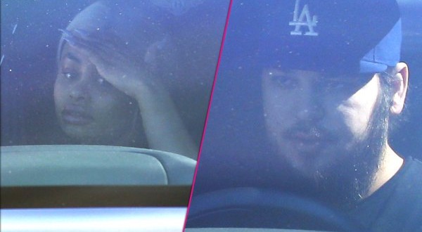 Rob kardashian Beard: Paparazzi Catches Reality Star Rob And Blac Chyna As They Make First Public Apeparance