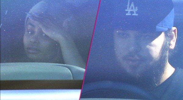 Rob kardashian Beard: Paparazzi Catches Reality Star Rob And Blac Chyna As They Make First Public Apeparance “Photo”