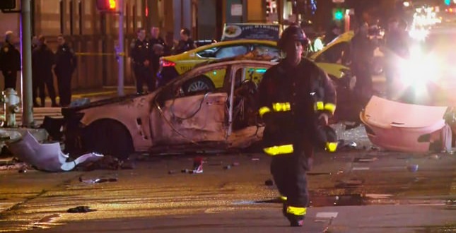 San Francisco Police Chase ends with fatal crash, three believed to be dead : Report